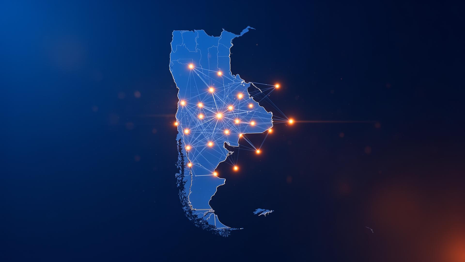 Mapa de cobertura nacional de prestadores de medicina laboral en Argentina